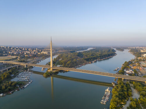 Reka Sava kod Ade Ciganlije