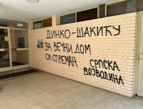 Pretnja Dinku Gruhonjiću