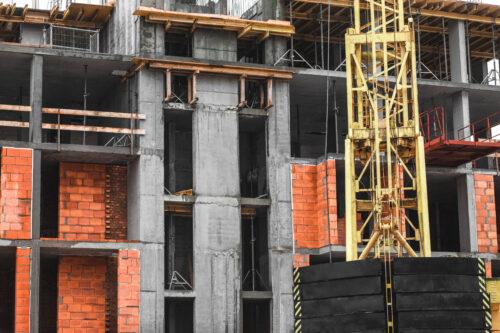 Stambena zgrada u izgradnji