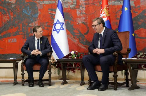 Isak Hercog i Aleksandar Vučić