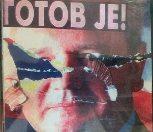 Slobodan Milošević, pocepan plakat