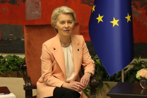 ursula fon der lajen i aleksandar vučić