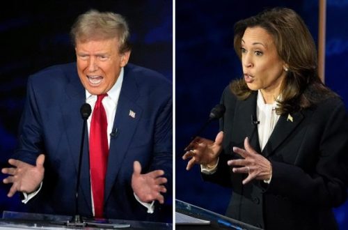 Donald Tramp, Kamala Haris