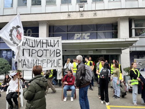 Protest studenti RTS