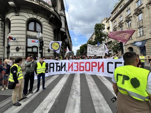 Protest u Beogradu