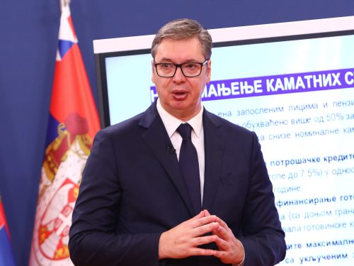 vučić paket ekonomskih mera konferencija za medije