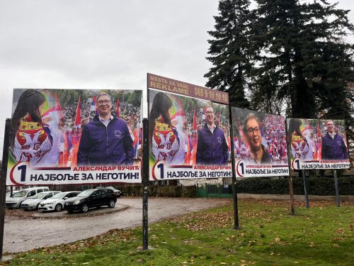 plakati lokalni izbori negotin vučić